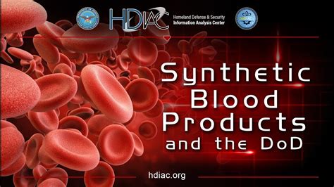Synthetic Blood Products And The Dod Youtube