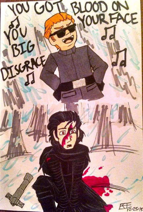 Kylo Ren Vs Hux Star Wars Humor Star Wars Clone Wars Star Wars Memes