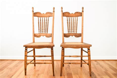 Bring The Best Wood Working Antique Wood Chair With Wicker Seat