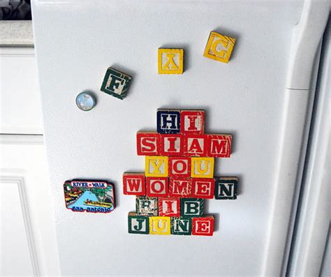 Crafts Scrabble Tiles Magnets Alphabet Magnets