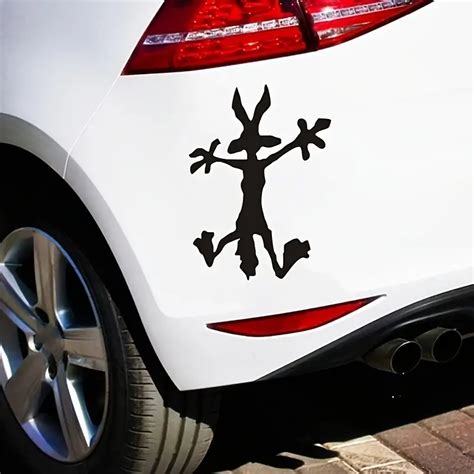 Brighten Car Fun Cartoon Stickers Car Bumper Decals Window Temu