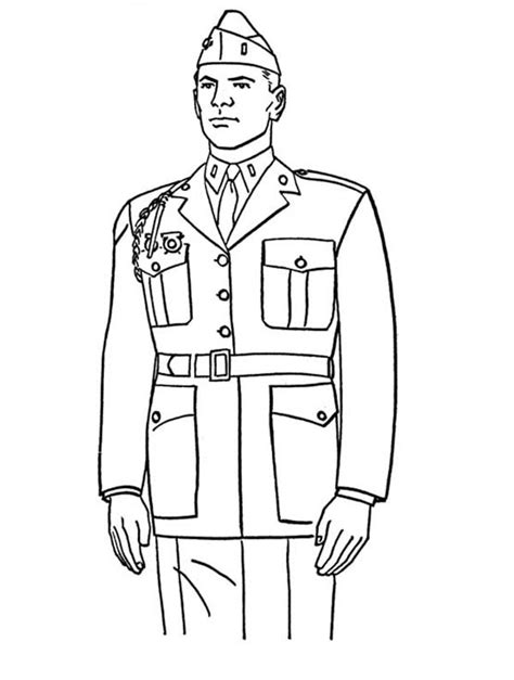 A pop of color will bring this printable coloring pack to life. A Steady Marine Officer Celebrating Veterans Day Coloring ...