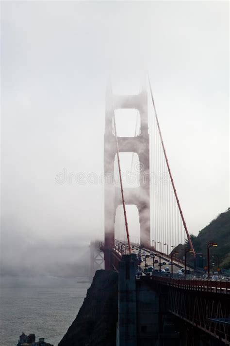 Golden Gate Bridge In The Mist Stock Photo Image Of Pacific America