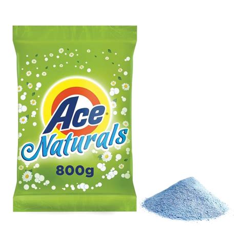 Detergente En Polvo Ace Naturals Aroma A Manzanilla 800 G Walmart