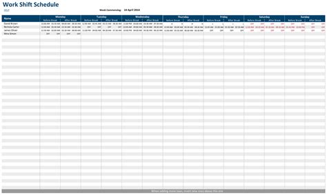 Excel 24 Hour Shift Schedule Template Master Template