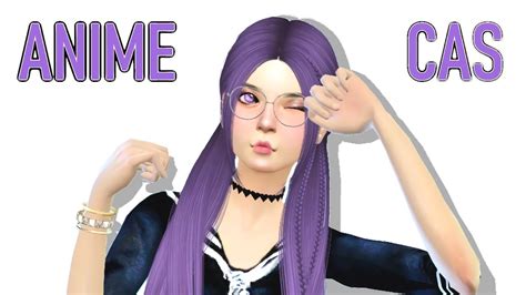 The Sims 4 Custom Content Hair Anime Moplamentor