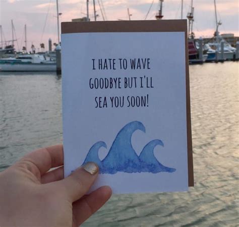 Wave Ing Goodbye Can Be Tough But At Least You Know Youll Sea Each
