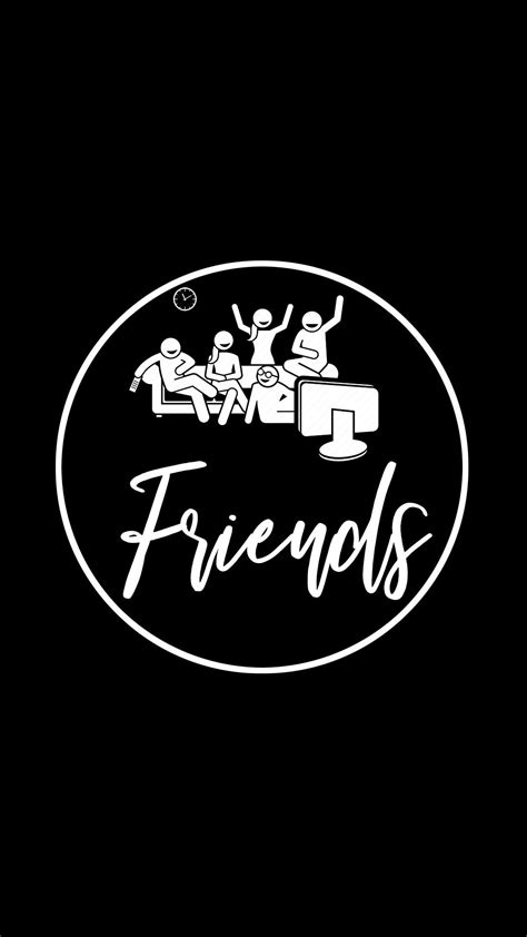 Friends Instagram Highlight Cover Black And White Katharina Cameron
