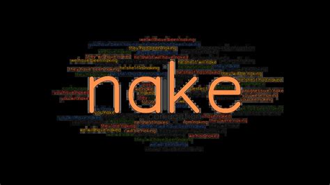 Nake Past Tense Verb Forms Conjugate NAKE GrammarTOP Com