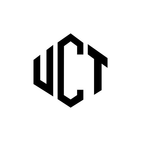 Diseño De Logotipo De Letra Uct Con Forma De Polígono Diseño De