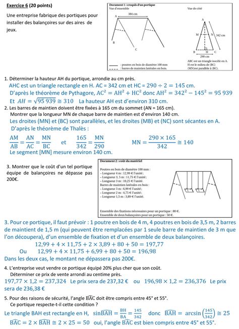 Correction Des Brevets Blancs