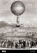 The first successful balloon flight of Jean-Pierre François Blanchard ...