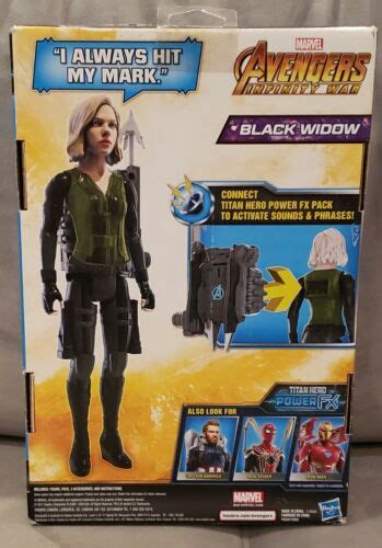 Marvel Avengers Infinity War Titan Hero Power Fx Black Widow Ebay