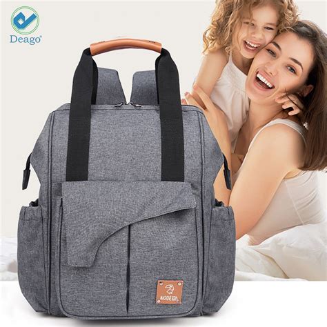 Deago Diaper Bag Backpack Multi Function Waterproof Baby Nappy Bags