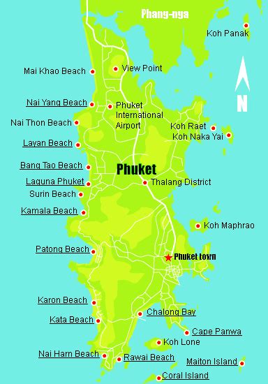 Maps Of Phuket Islands Area The World Travel