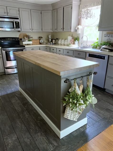 How To Build A Kitchen Island From Stock Cabinets With Doors
