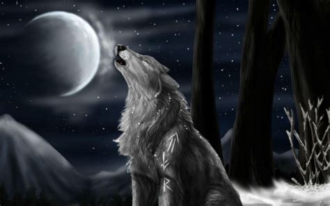 Howling Wolf Wallpapers Hd Wallpaper Cave