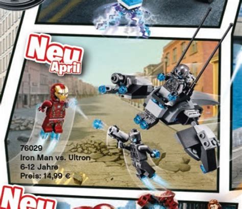 Avengers Lego Iron Man Vs Ultron 76029 2015 Set Preview Bricks And