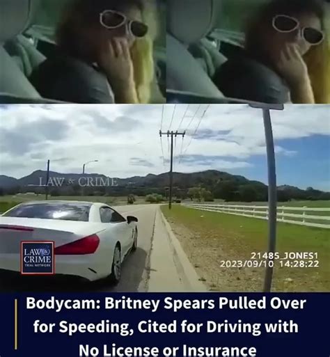 Britney Spears Pulled Over For Speeding R Popculturechat