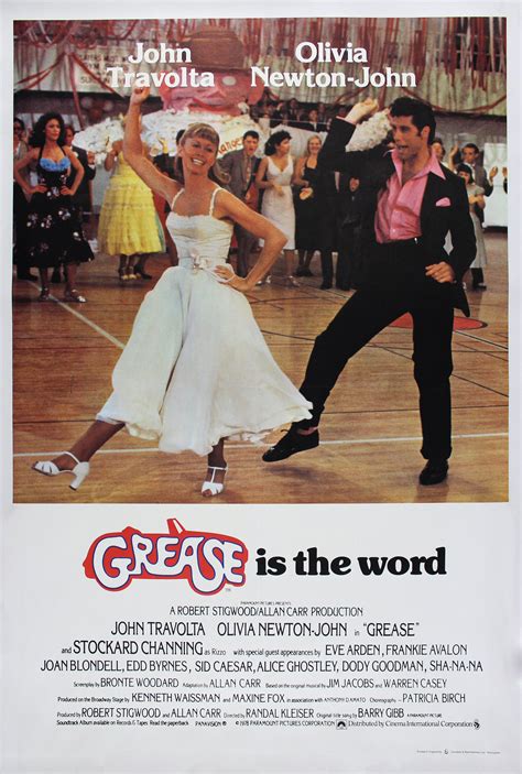 Grease V2 ⋆ Retro Movie Posterretro Movie Poster