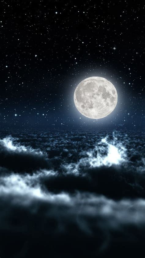 Free Download Beauty Night Sky With Moon Important Wallpapers 1600x900