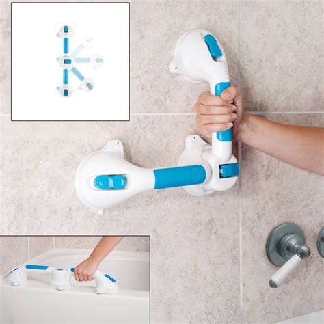 Suction Shower Grab Bar For Bathroom 12 Handle Bathtub Balance Handle