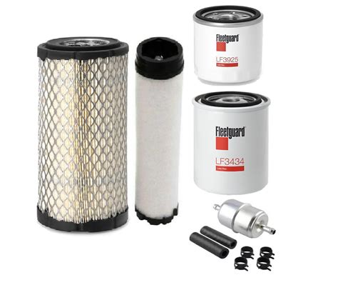 Kubota Rtv900 Service Filters Kit Fleetguard Part 77700 01819 Includ