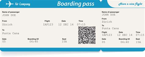 Airport Boarding Pass