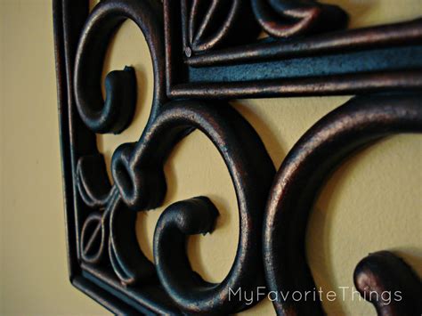 My Favorite Things Wrought Iron Wall Art