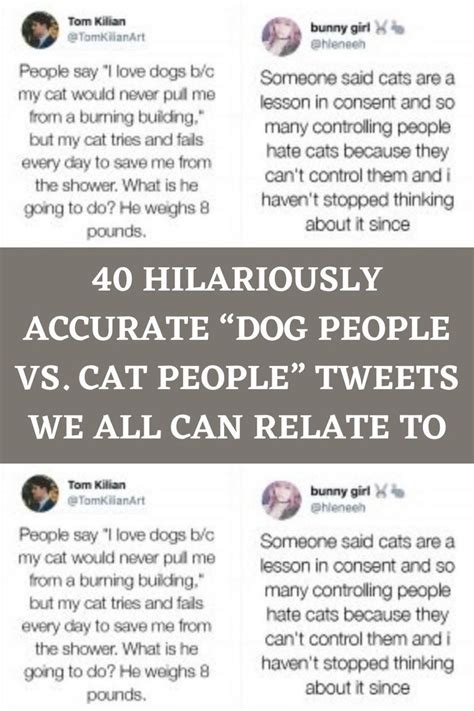 40 Hilariously Accurate Dog People Vs Cat People Tweets We All Can