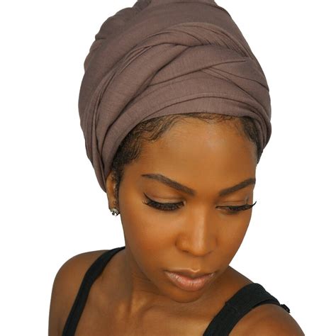 Stretch Head Wraps For Women Raisin Extra Long Stretch Etsy