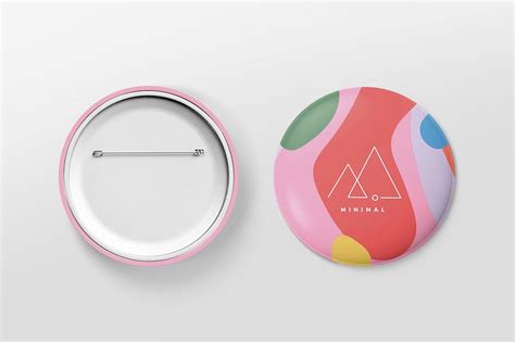 Pins Mockups Free Button Pins And Badges Png And Psd Rawpixel