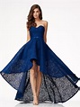Lace High-low Strapless Evening Cocktail Dress