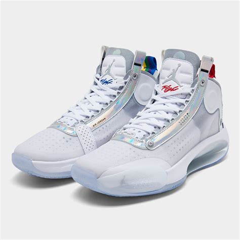 激レア Air Jordan 34 White／metallic Silver