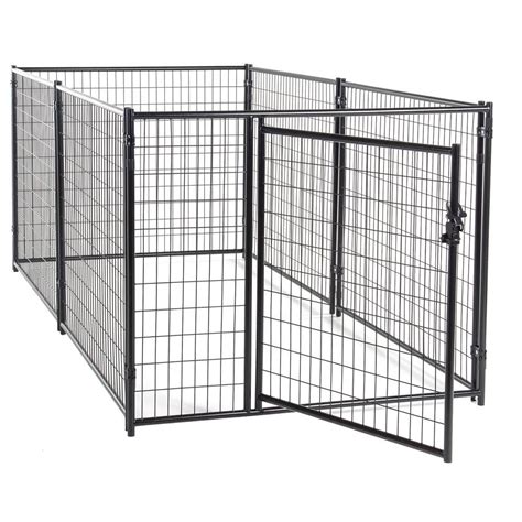 Lucky Dog 4 Ft H X 5 Ft W X 10 Ft L Modular Kennel Welded Wire Kit