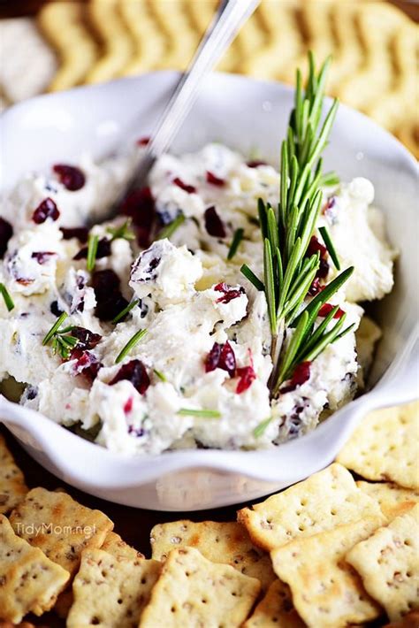 This Festive Cranberry Cream Cheese Dip With Rosemary Is A Snap To Make