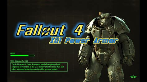 Fallout 4 X01 Power Armor Suits Youtube