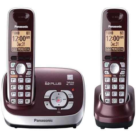 Buy Panasonic Kx Tg6572r Dect 60 Single Line 19ghz Talking Caller Id