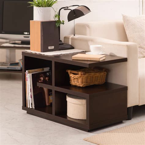 They do a lot of work, but living room end tables must also look good while doing it and contribute to the harmony of the decor. Furniture Modern Walnut "End Table" Living Room Accent Lounge Home Storage Den | eBay
