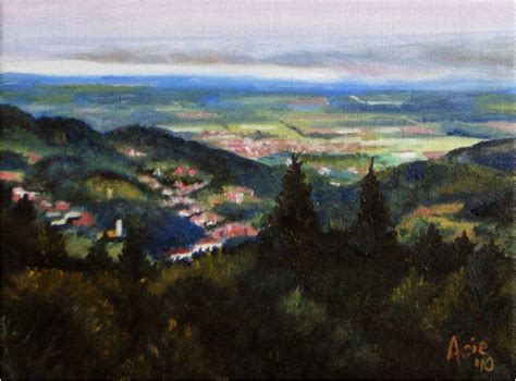 Art De Joie Germany Landscape Oil Painting Black Forest View