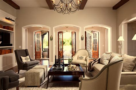 Traditional Living Room For An Italian Villa Residence