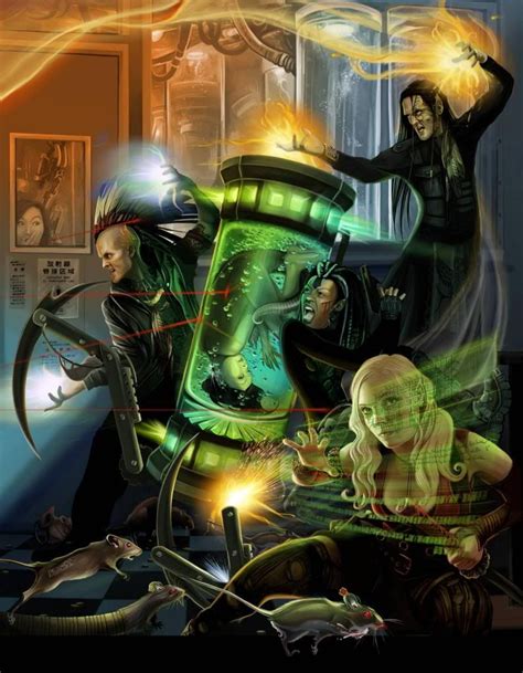 Fantastic Non Sr Shadowrunesque Art Thread Shadowrun Cyberpunk Art Shadowrun Rpg