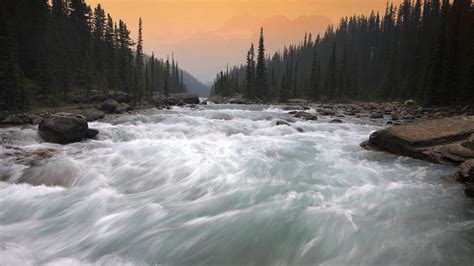 Hd Canada Alberta Parkway Banff National Park Rivers Desktop Photo