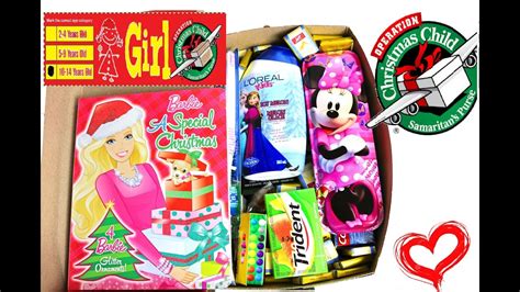 Girls 10 14 Operation Christmas Child 2016 Shoebox Toys