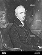 George Howard Earl of Carlisle on engraving from the 1800s Stock Photo ...