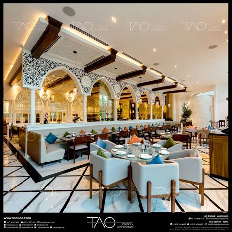 Al Yamna Lebanese Restaurant Interior In Atlantis Dubai By Tao