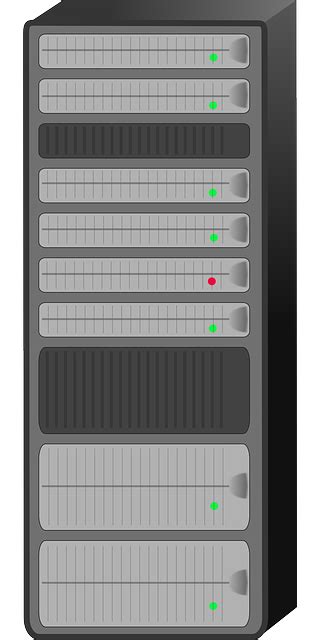 Server Mainframe Computer Gray Free Vector Graphic On Pixabay