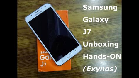 Samsung Galaxy J7 Unboxing Hands On Youtube