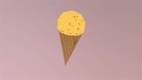 Low Poly Ice Cream 3d Model By Jaqobue 92d896d Sketchfab