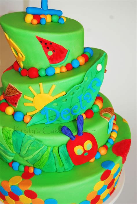 Tesco curly the caterpillar cake. The Very Hungry Caterpillar Cake - CakeCentral.com